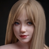 Real lady 170cm Cカップ R4ヘッド ros機能付き シリコン製リアルラブドール 黒いセクシーランジェリー姿の欧米風ラブドール 大人系スタイル