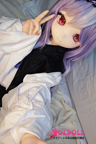 XYGO 141cm Cカップ 薇薇安（vivian）ヘッド シリコン頭+tpeボディ 淡いパープルのロングヘアのアニメ系美少女等身大フィギュア