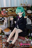 
芽衣yayiヘッド アニメ風メイクの表情クローズアップ