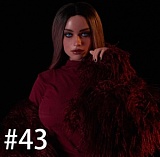 Climax doll 160cm Mカップ Fukudaヘッド シリコンヘッド+tpeボディ BBW系巨乳巨尻 異国情緒あふれる魅力等身大リアルドールブラックのロングドレスとホワイトのヘッドスカーフの美少女ドール