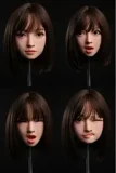 SHEDOLL 168cm Dカップ苏星冉(shuxingluan)ヘッド 2.0 宣伝写真はros口開閉機能付き 華やかなレッドのクリスマス風コスチュームの美少女ラブドール