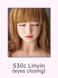 戦闘機 Sino doll 実践向け Soft-max 153cm Gカップ ボディ＋ST21凛蜜（Linmi）ヘッド 赤いキャミソールドレスの超乳ラブドール
