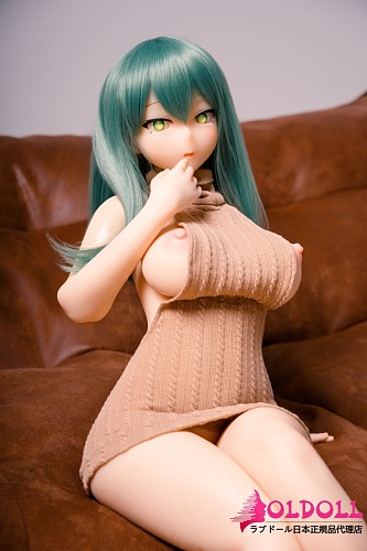 IROKEBIJIN(色気美人) フルシリコン製 ミニライプ 95cm Fカップ Akane ミニヘッド オーラル不可 H漫画キャラクターアニメドール ニットワンピースラブドール