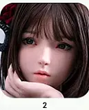 FUDOLL 皮膚版165cm Jカップ 白桃（baitao）ros口開閉機能付き 深Vノースリーブトップスと黒ストッキングの超乳ラブドール 美人ラブドール