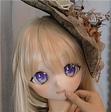guavadoll（グアバ）番石榴 137cm Aカップ DM02ヘッド ビニール（PVC）ヘッド+シリコンボディ 白髪赤瞳の美少女ラブドール アニメ ラブドール 二次元スタイル 高精細フェイス