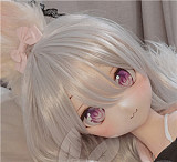 guavadoll（グアバ）番石榴 137cm Aカップ DM02ヘッド ビニール（PVC）ヘッド+シリコンボディ 白髪赤瞳の美少女ラブドール アニメ ラブドール 二次元スタイル 高精細フェイス