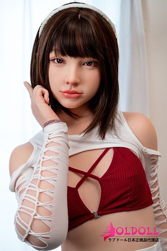 J cute シームレスドール 153cm Bカップ+AGE01咲良(さくら)ヘッド 清楚系 ラブドール 赤トップスと白ミニスカートのかわいい美少女スタイル