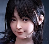 蛍火日記 153cm Aカップ MAXリアル皮膚版 瞑り目琉璃(liuli)ヘッドメイク② 高級シリコン製 アニメラブドール 瞑り目ドール コスプレ モーニエ銀髪仕様 標準サイズ美少女