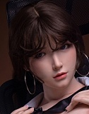 MD DOLL 159cm Aカップ M64 Fayeヘッド フルシリコン製リアルラブドール 知的なメガネ娘