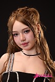
シリコンリアルドール 梦婷ヘッド セクシー黒ショートパンツ姿

