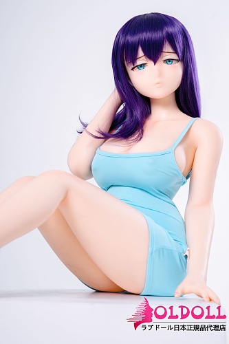 IROKEBIJIN(色気美人) フルシリコン製 ミニライプ 95cm Fカップ Rico-A ヘッド オーラル不可 ライトブルーのワンピースを着せるセクシーアニメドール