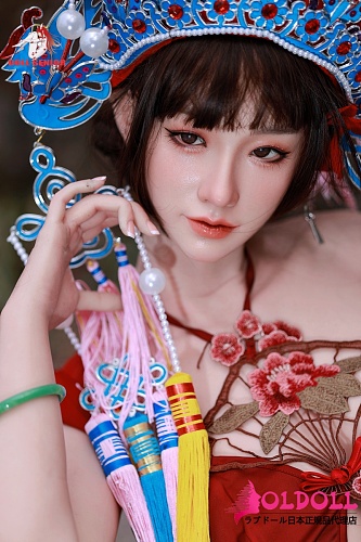 Doll Senior リアル皮膚ボディ170cm Hカップ #24 舞雪（wuxue）ヘッド 華やかな中華風の伝統ヘッドドレスと装飾の等身大リアルドール