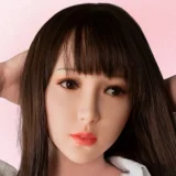 Art-doll 165cm Eカップ A16春月(chunyue)ヘッド 軽量化リアル製ラブドール グレーコート姿でソファにくつろぐ清楚系等身大ドール