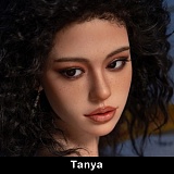 TOP-CYDOLL 176cm Eカップ Mirandaヘッド ROS口開閉機能付き 金髪巨乳の赤いスクール水着風ランジェリー海外リアルドール