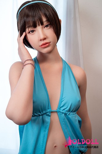 J cute シームレスドール 153cm Bカップ+AGE01咲良(さくら)ヘッド 清楚系ラブドール ブルータンクトップ×デニムショートパンツの美少女ドール