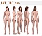 167cm Dカップ（167B）