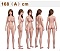 168cm Fカップ(168A)