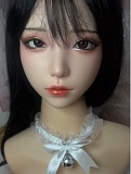 Real girl(A工場) Lシリーズ ヘッドL22 【フェイシャルEX】機能付き 高級職人メイク 困り眉毛メイク シリコンリアルドールの頭 ROS口開閉機能付き ｍ16ジョイント