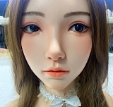 Real girl(A工場) Lシリーズ ヘッドL22 【フェイシャルEX】機能付き 高級職人メイク 困り眉毛メイク シリコンリアルドールの頭 ROS口開閉機能付き ｍ16ジョイント
