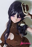 ニットワンピドールのフィット感あるシルエット

