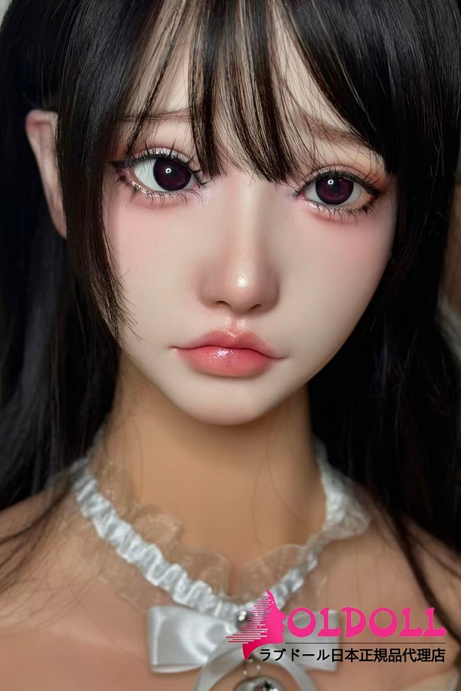 Real girl(A工場) Lシリーズ ヘッドL22 【フェイシャルEX】機能付き 高級職人メイク 困り眉毛メイク シリコンリアルドールの頭 ROS口開閉機能付き m16ジョイント