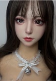 Real girl(A工場) Lシリーズ ヘッドL22 【フェイシャルEX】機能付き 高級職人メイク 困り眉毛メイク シリコンリアルドールの頭 ROS口開閉機能付き ｍ16ジョイント