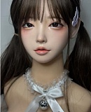 Real girl(A工場) Lシリーズ ヘッドL22 【フェイシャルEX】機能付き 高級職人メイク 困り眉毛メイク シリコンリアルドールの頭 ROS口開閉機能付き ｍ16ジョイント