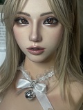 Real girl(A工場) Lシリーズ ヘッドL22 【フェイシャルEX】機能付き 高級職人メイク 困り眉毛メイク シリコンリアルドールの頭 ROS口開閉機能付き ｍ16ジョイント