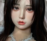 Real girl(A工場) Lシリーズ ヘッドL22 【フェイシャルEX】機能付き 高級職人メイク 困り眉毛メイク シリコンリアルドールの頭 ROS口開閉機能付き ｍ16ジョイント