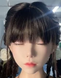 Real girl(A工場) Lシリーズ ヘッドL22 【フェイシャルEX】機能付き 高級職人メイク 困り眉毛メイク シリコンリアルドールの頭 ROS口開閉機能付き ｍ16ジョイント