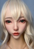 Real girl(A工場) Lシリーズ ヘッドL22 【フェイシャルEX】機能付き 高級職人メイク 困り眉毛メイク シリコンリアルドールの頭 ROS口開閉機能付き ｍ16ジョイント