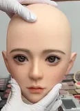 蛍火日記 153cm Aカップ MAXリアル皮膚版 小里森(xiaolisen)ヘッドメイク④ 高級シリコンドール 人気なキャラクターコスプレドール JK制服ラブドール