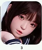 FUDOLL 148cm Dカップ 小燕（xiaoyan）シリコン製 清楚系ラブドール セクシーなへそ出しセーラー服と赤いミニスカートの美少女ドール