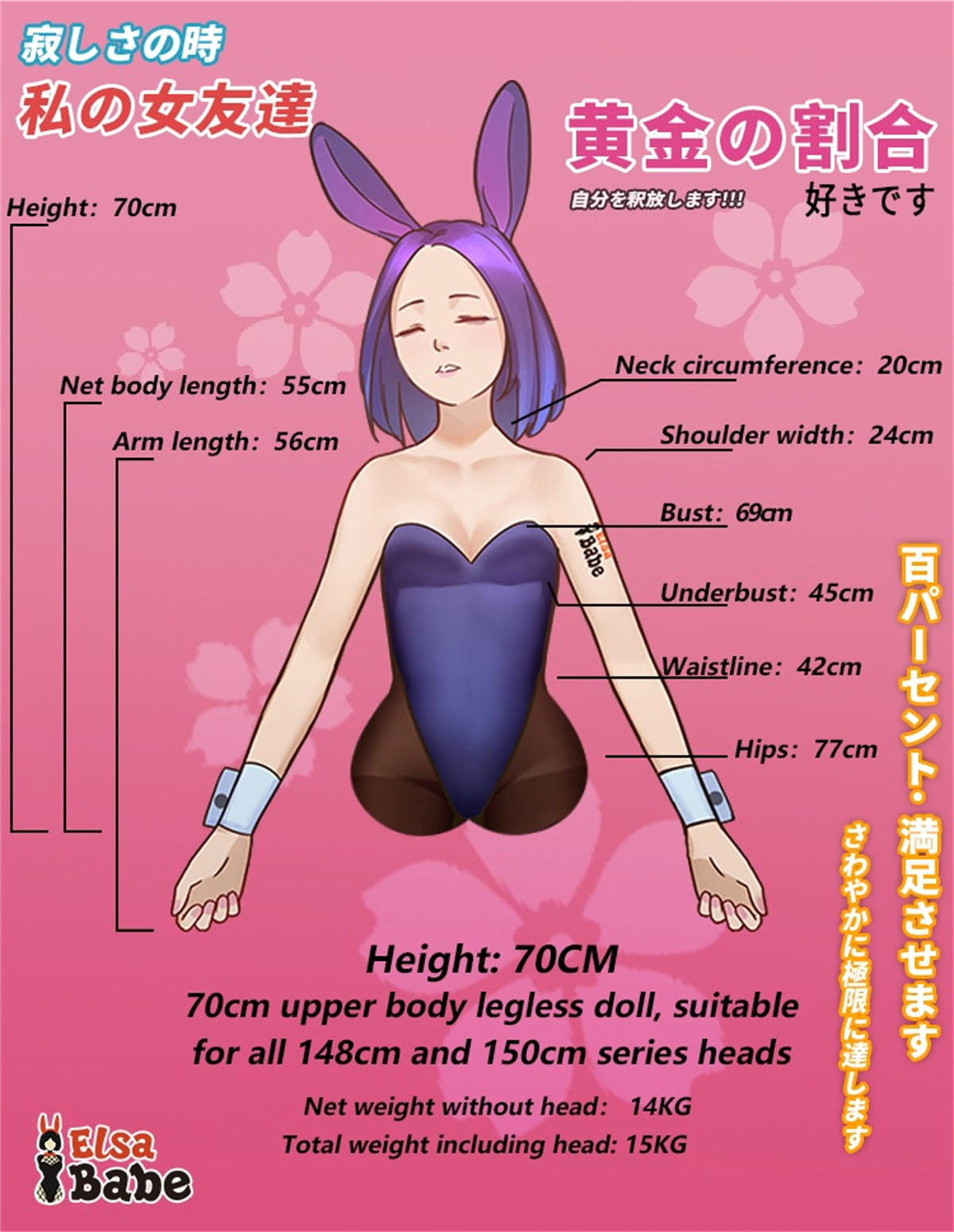 70cm