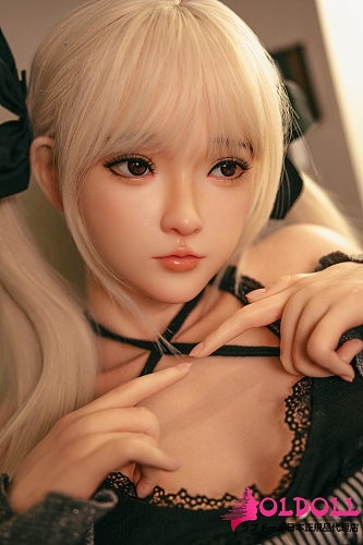 Jiusheng doll 150cm Bカップ #18 依依ヘッド フルシリコン製ラブドール ブロンドツインテールの美少女リアルドール