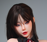 LACE DOLL 168cm Dカップ 晚冰（wanbing）メイク①  シリコン製ラブドール ナチュラルなショートブラウンヘア 上品な都市の美人ドール