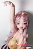 アニメドール ピンク髪美少女 黒ミニスカート 背面スタイル
