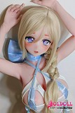 白スク水コスチュームのアニメドール 巨乳ラブドール 伊月珊瑚モデル
