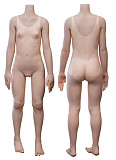 J cute 128cm バスト平AGB36 ハニー(Honey)ヘッド シリコンドール 清楚系ラブドール ピンクへそ出しトップス×ショートパンツ 貧乳ドール