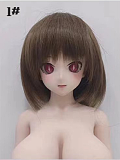 Mini Doll ミニドール  60cm（E60）#莉雅（liya）アニメドール ソフトビニール製ヘッド+シリコン製ボディ 軽量化  大人のおもちゃ セクシーフィギュア