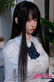 チェックミニスカート 可愛いドール 全身バランス
