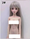 Mini Doll  60cm（E60）#莉雅（liya）金色髪のミニ系アニメドール ソフトビニール製ヘッド+シリコン製ボディ 癒し大人のおもちゃ