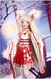 Mini Doll ミニドール  60cm（60P）#一之濑ちゃん ミニタイプアニメドール ソフトビニール製ヘッド+シリコン製ボディ 巨乳女性素体 セクシーフィギュア