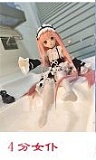 Mini Doll ミニドール  60cm（60P）#镜音（jingyin）ちゃん 二次元アニメドール ソフトビニール製ヘッド+シリコン製ボディ 巨乳女性素体 ホール付きフィギュア