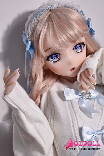 ElsaBabe アニメラブドール 148cm ヘッドRAD008 最上希海Mogami Nozomi シリコン製 白ニット×ブルースカートの可愛い美少女ラブドール