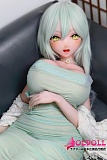 ロングヘアドール グリーンアイ アニメ顔,