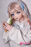 ダッチワイフ風 美少女ドール 白セーターコーデ
