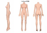 AXBDOLL 140cm バスト中  #TD43Rヘッド 掲載画像がリアルメイク塗装加工あり ロリ系TPEラブドール