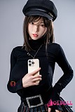 SHEDOLL 163cm Hカップ 美少女ラブドール 黒タートル チェックミニスカート
