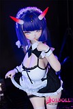 酒吞童子コスプレの美少女ラブドール 全身スタイル
